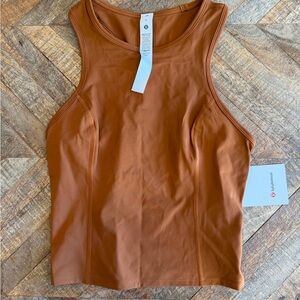 lululemon athletica Nulux Racerback Cropped Run Tank - Brown
